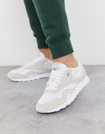 Reebok Classic Nylon Bijele - Muške Tenisice | 61504CSDU